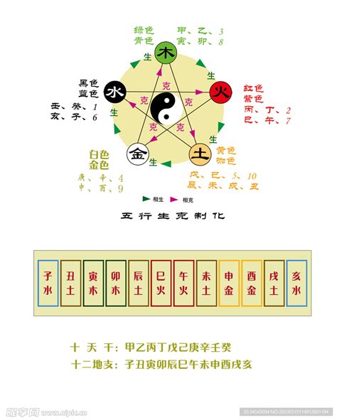 天乾地支 五行|天干地支五行对照表图 阴阳五行